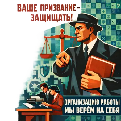 Сосредоточьтесь на праве. Организацию работы мы берём на себя